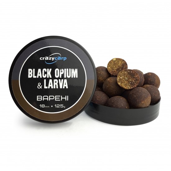 Black Opium & Larva: Split Hookbaits (варені) - 18 мм