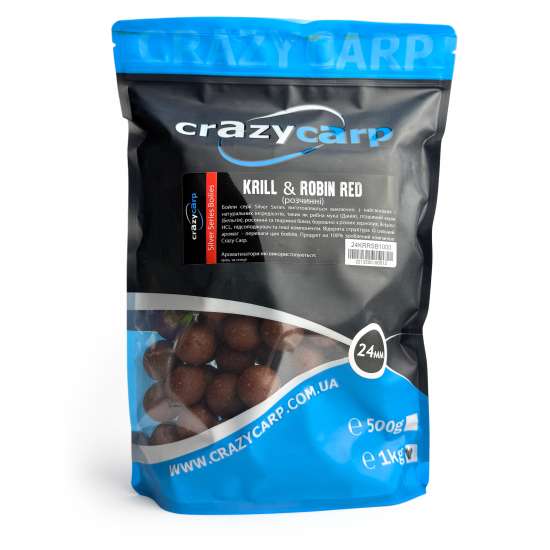 Krill & Robin Red: Soluble (розчинні) 24 мм - 1 кг