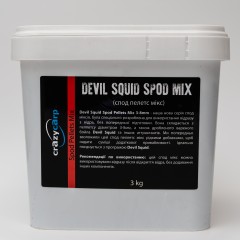 Devil Squid Spod Pellets Mix 3-8mm - 3 кг (відро)