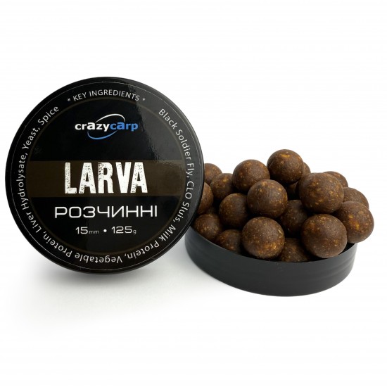 Larva: Hookbaits (розчинні) - 15 мм